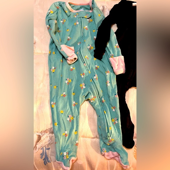 Bundle of 3 Footed Infant Onesies, Size 3-6 Months, So Darn Cute! - Picture 5 of 10